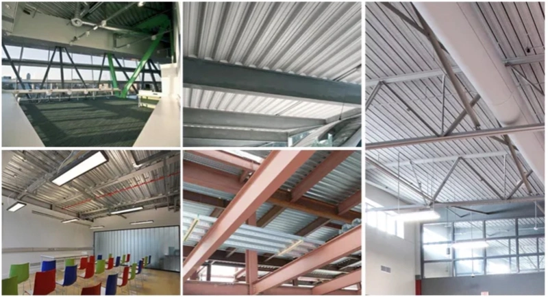 Yx75-200-600 Galvanized Corrugated Steel High Strength Structural Floor Deck
