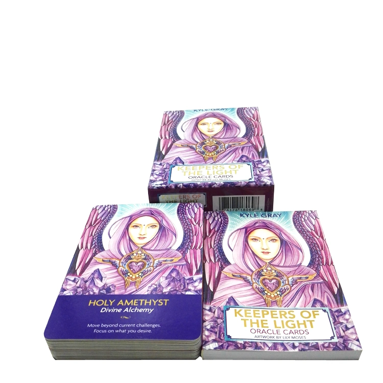 Custom High Quality Oracle Card Printing Tarot Cards Decks with Linen Finished