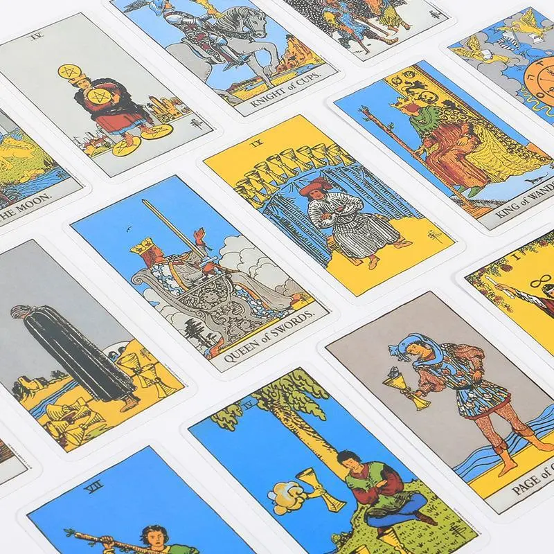 Custom Printing Wholesale Deck 7X12cm 78 Cards Original Tarot Cards with Guidebook