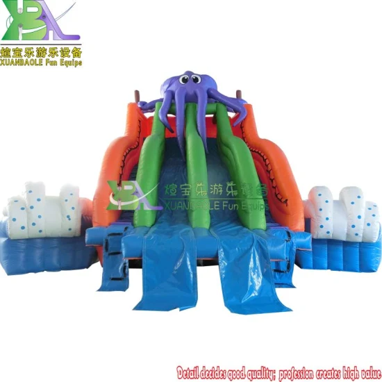 Multi Lane Inflatable Slide Used Inflatable Water Slide Inflatable Swimming Pool Children Slide