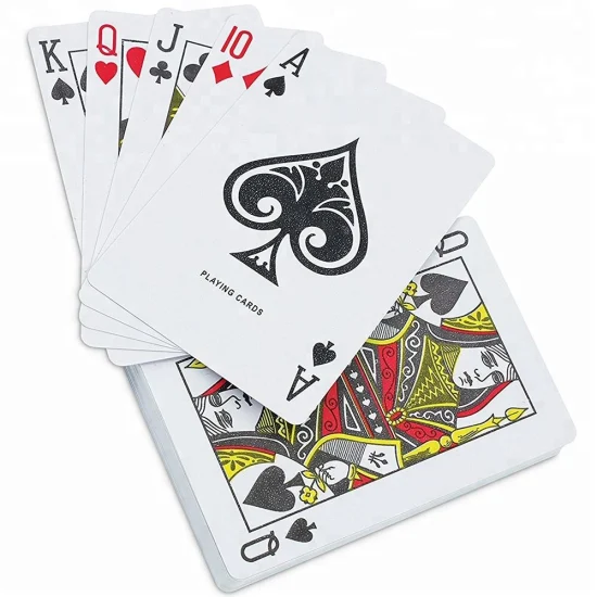 Multi Color Edges Paper Interactive Playing Cards Game for Party Table Game